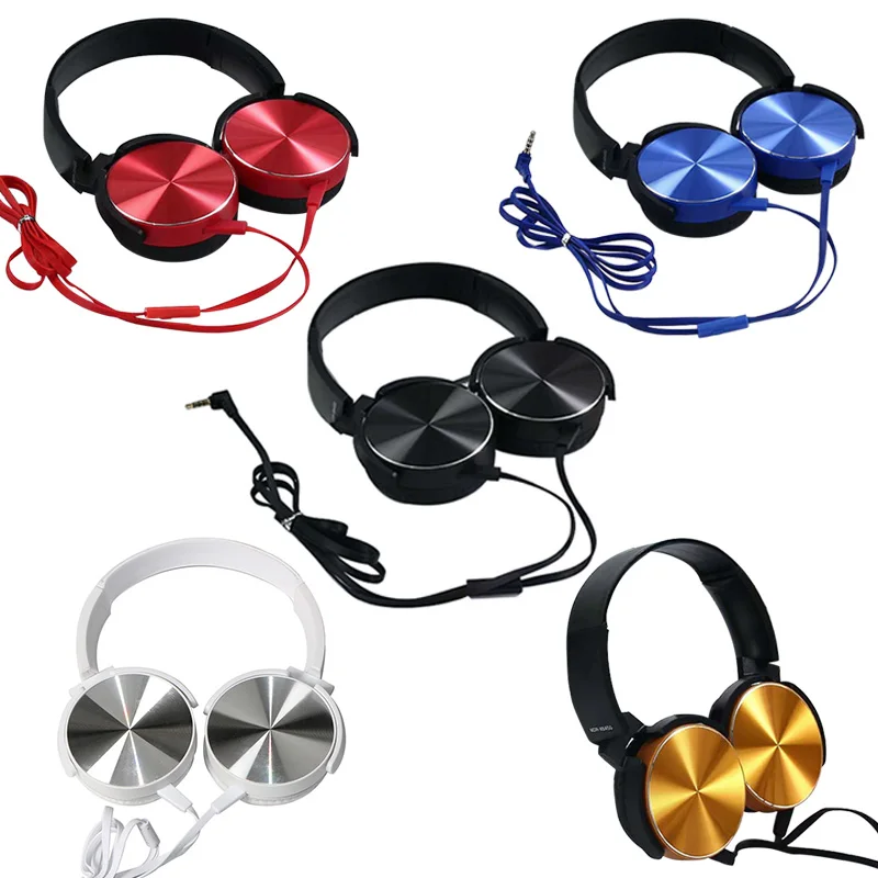 

2020 Headset Gaming Headphones Soft Earmuffs Noise Canceling Earphone 1.2m Cord Headphone For Computer Phone Metal Decorated