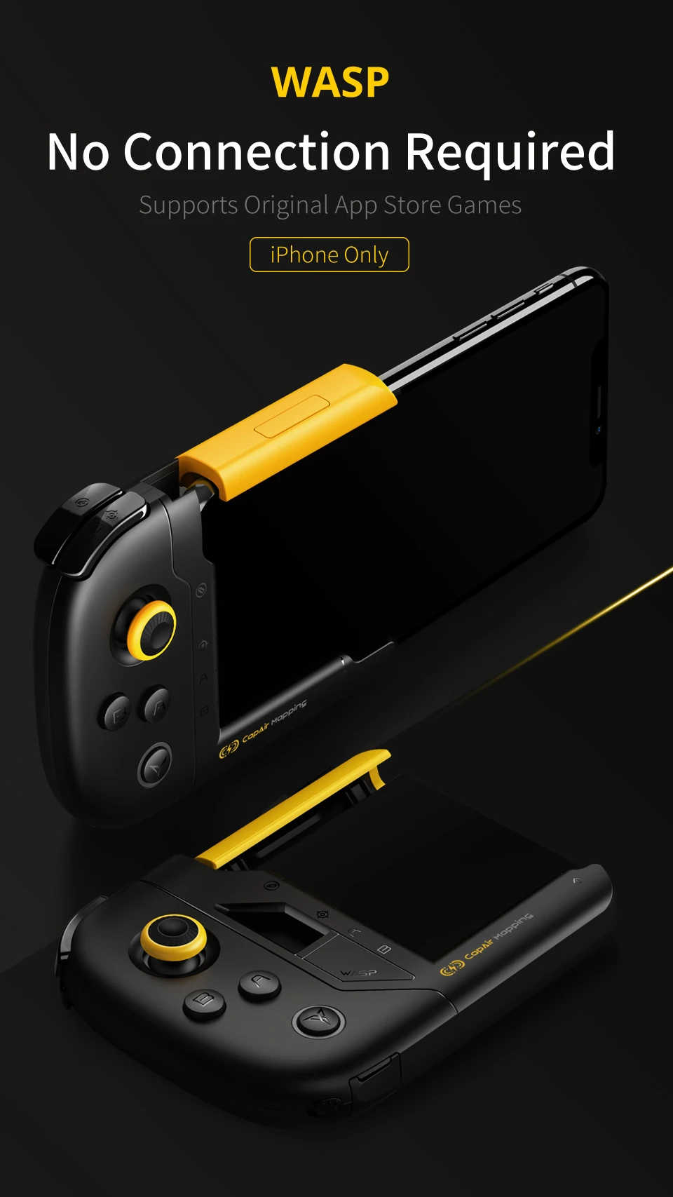 Flydigi WASP N/X подключи и играй без Bluetooth и приложения для IOS только половина руки половина сенсорного контроллера pubg мобильный портативный геймпад