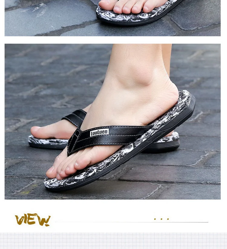 Zapatillas hombre; Новинка года; Вьетнамки; мужские уличные повседневные красивые тапочки; высококачественные мужские банные тапочки на плоской подошве в полоску