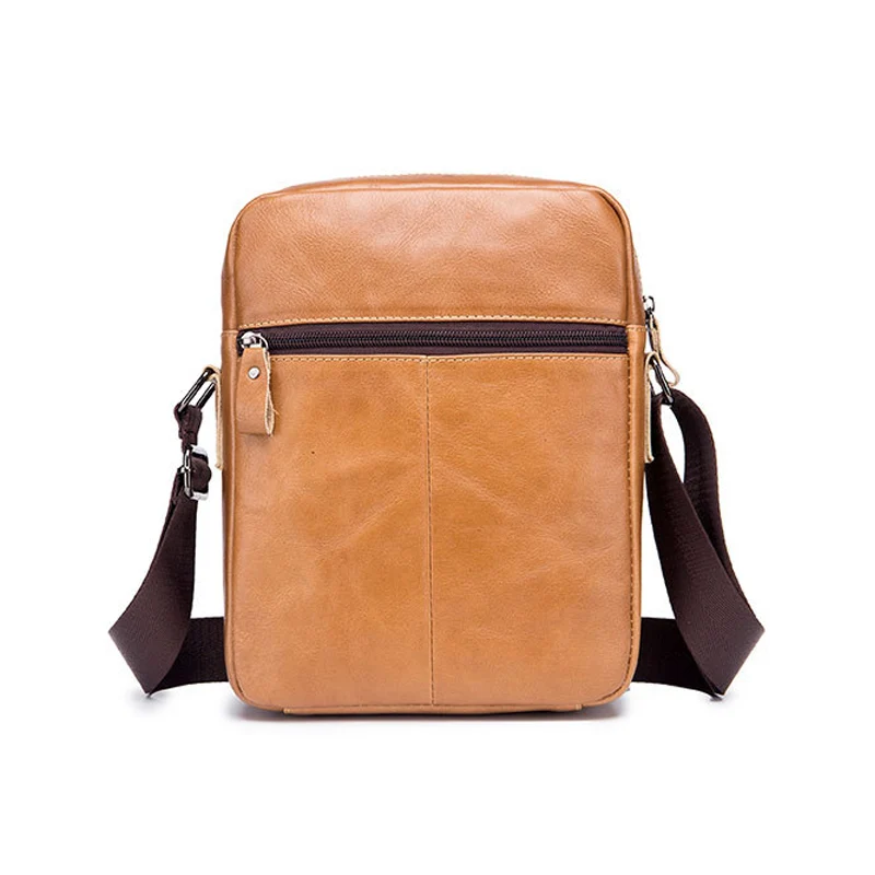 

Brand Messenger Bag Men Genuine Leather Flap Men's Bags Cow Leather Male Men's Shoulder Bag Crossbody Bags for Man Handbags