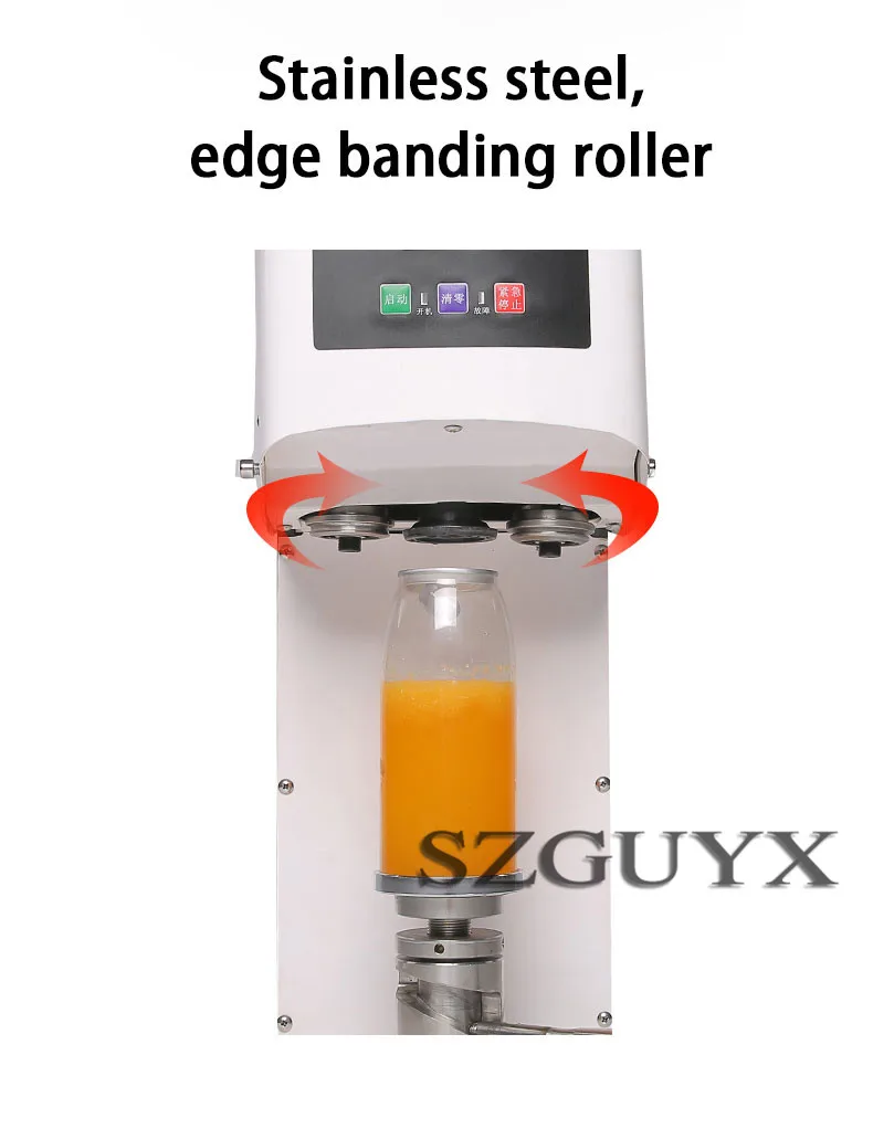 Commercial stainless steel Cans Cup sealing machine Sealer Store drink Intelligent automatic sealing machine
