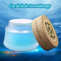 car air freshener auto ointment solid aroma diffuser fragrance lemon jasmine osmanthus scent perfume wood carving cover