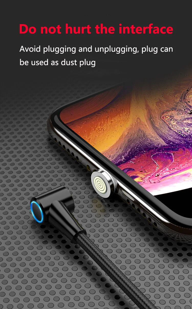 1 м Магнитный кабель Micro usb type C для быстрой зарядки Microusb type-C Магнитный зарядный провод usb c для iphone X Xs usb кабель chargeur