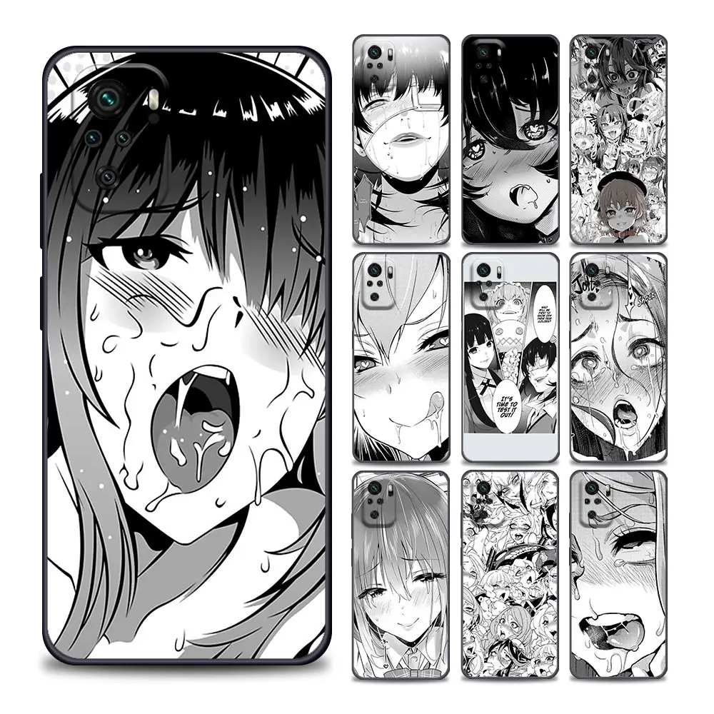 

nime Girl Cartoon Japan Cute Faces Phone Case for Redmi K20 30Pro 9 A C i 40 Pro Plus 10 Pro Max 10 11 Soft Silicone Cover Coque