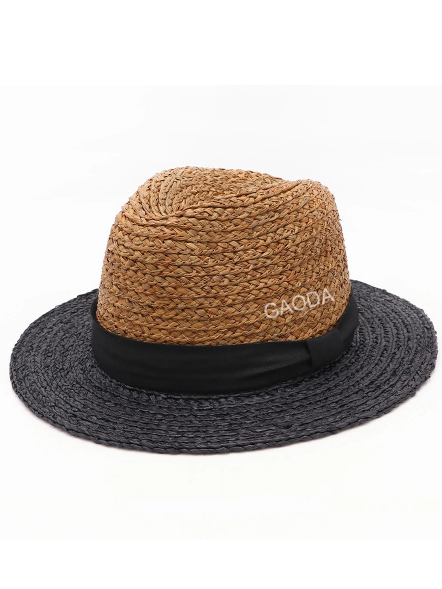 

Large Size Panama Hat Big Bone Men Women Beach Wide Brim Fedora Cap High Quality Plus Size Raffia Straw Hats 57cm 59cm 61cm 63cm