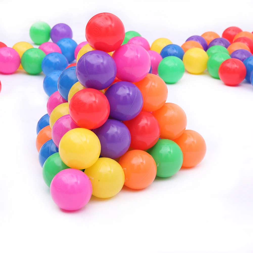 

200pcs 5.5cm Pcs Eco-Friendly Colorful Ball Pit Soft Plastic Ocean Ball Water Pool Ocean Wave Ball Outdoor Toys For Children Kid