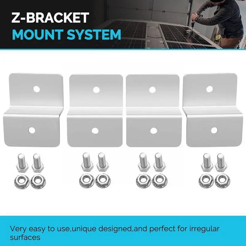 4 шт./компл. Z стильные монтажные комплекты для RV солнечная панель аксессуары яхт