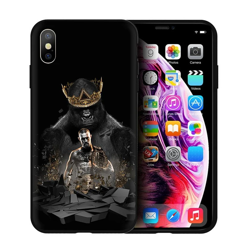 B5 Мягкий силиконовый чехол для телефона EWAU UFC Конор Макгрегор для iPhone 5 5S SE 6 6s 7 8 plus X XR XS 11 Pro Max - Цвет: B5