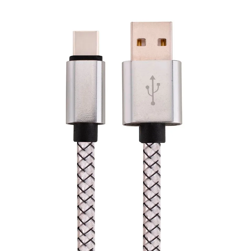 1 м USB 3 Type C Плетеный Usb кабель для ZTE Zmax Pro Z981/Google Pixel XL быстрой зарядки мобильного