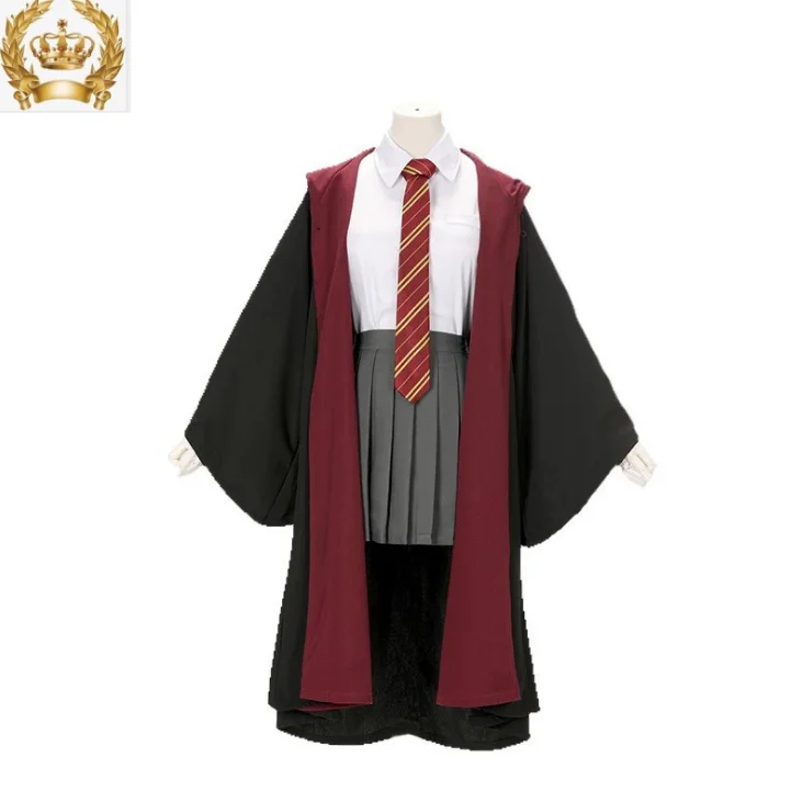 Плащ Поттера для взрослых и детей косплей-костюмы рубашка юбка халат костюм