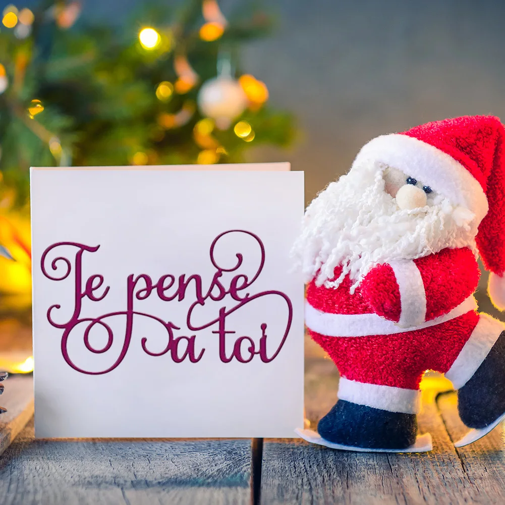 Вырубные штампы с французскими надписями сделай сам изготовление открыток