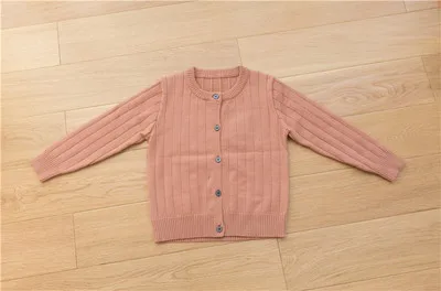 Свитера для больших мальчиков детский Хлопковый вязаный кардиган свитер Детская