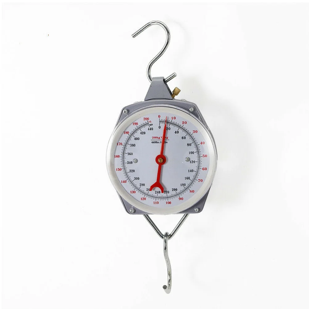 200 кг подвесной крючок Легко читаемые весы для взвешивания маленькие наружные