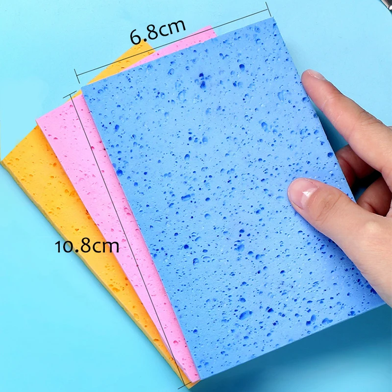 

3Pcs/set Paint Sponge Soft Water Absorbent Colored Sponge for Watercolor/Gouache/Acrylic Painting Cleaning Tool Art Supplies