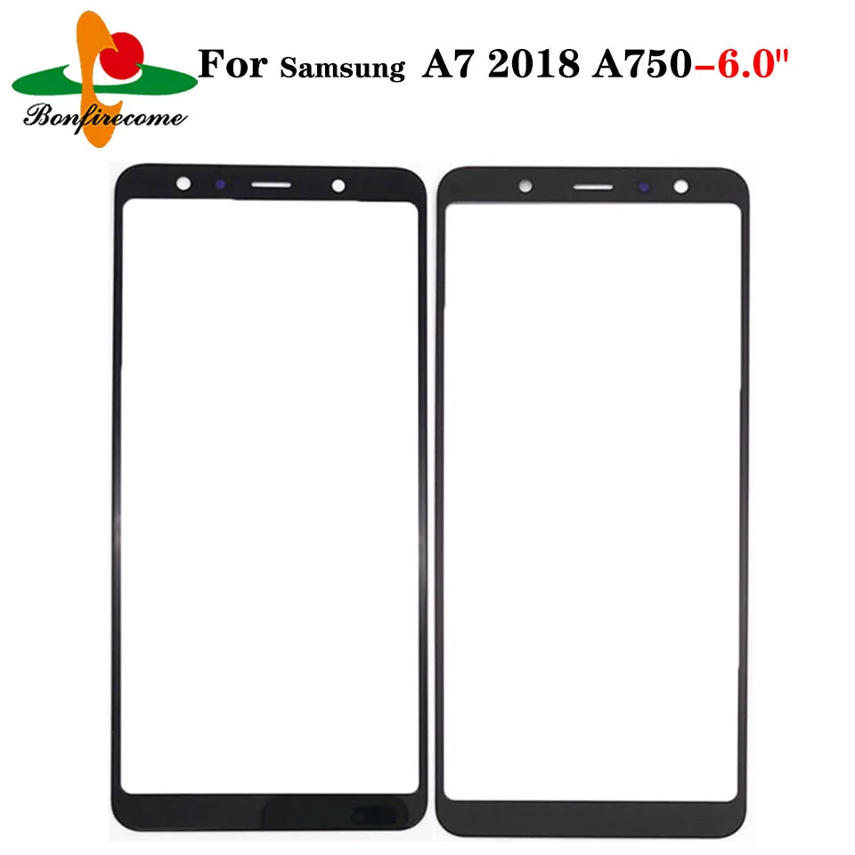 

10Pcs\lot Replacement LCD Front Touch Screen Glass Outer Lens For Samsung Galaxy A7 2018 A750 A750F