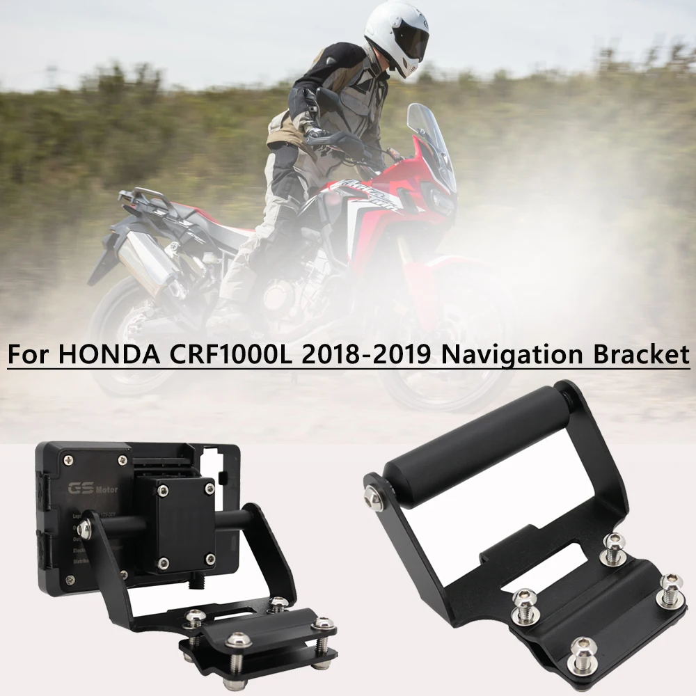

Мобильный телефон навигации держатель для HONDA Африка Twin CRF1000L CRF 1000 L 2018-2019 мотоцикла GPS навигации пластина кронштейна зажим крепление комплек...