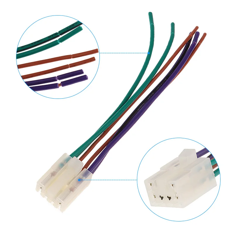 1 комплект 10 Pin+ 6 Pin автомобильный стерео радио/CD/DVD плеер ISO жгут проводов разъем для автомобиля Toyota Стерео 6," автомобильные аксессуары