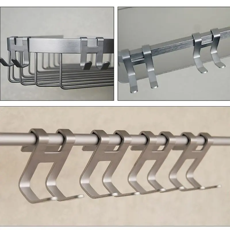 Космический алюминиевый металлический безрамный крючок для стеклянной двери