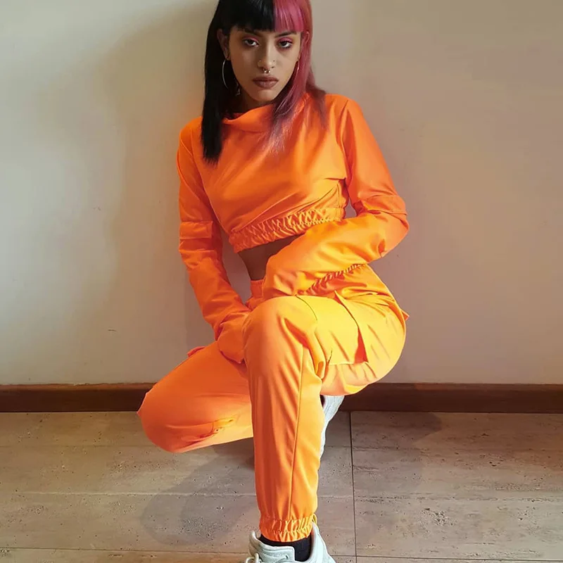 Женский комбинезон с большими карманами однотонный костюм топом высоким