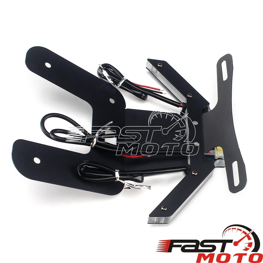 For Yamaha YZF-R25 YZF-R3 MT-25 MT-03 Motorbike Tail Tidy License Holder Rear Registration Plate Bracket W/ Turn Signal Light |