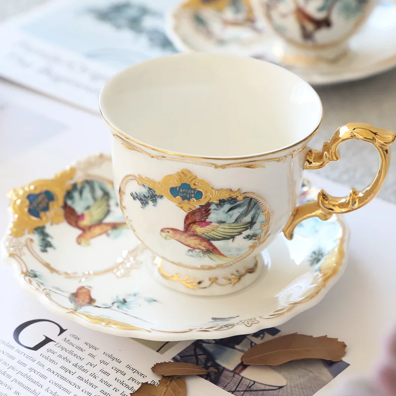 

Luxury Nordic Cup High Quality Ceramic Handmade Creative Gold Coffee Eco Friendly Cup Tazas Cafe Kitchen Drinkware DB60BD