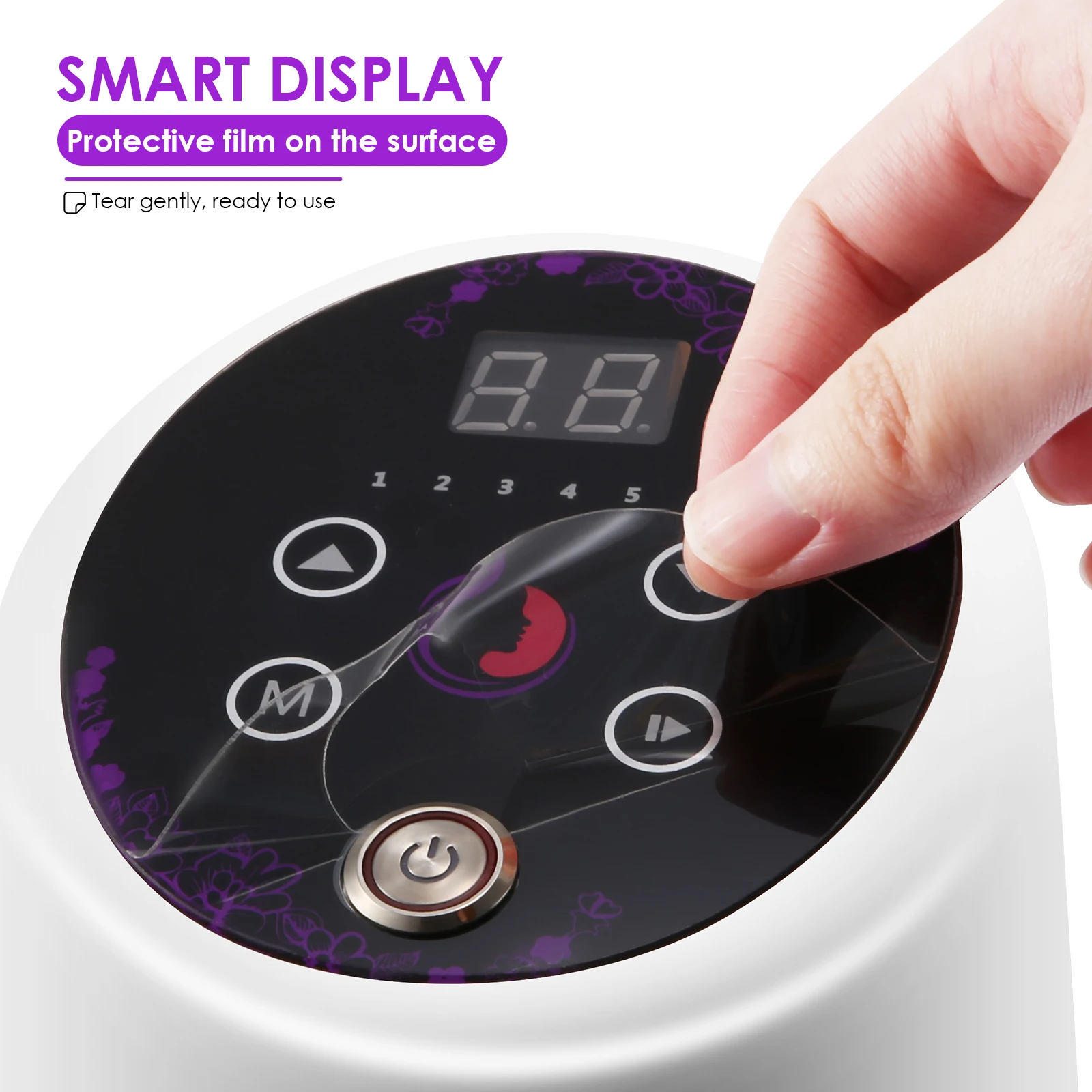 

Breast Vacuum Massager Smart Touch Screen Multiple Size Suction Pump Massage Cup Massage Slimming Suitable
