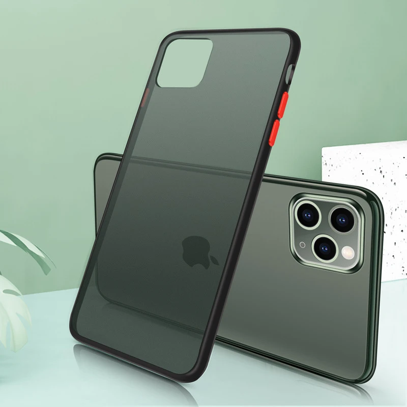 matte translucent case for iphone 11 pro max 6 6s 7 8 plus coque luxury silicone cover phone case for iphone x xr xs max se 2020 free global shipping