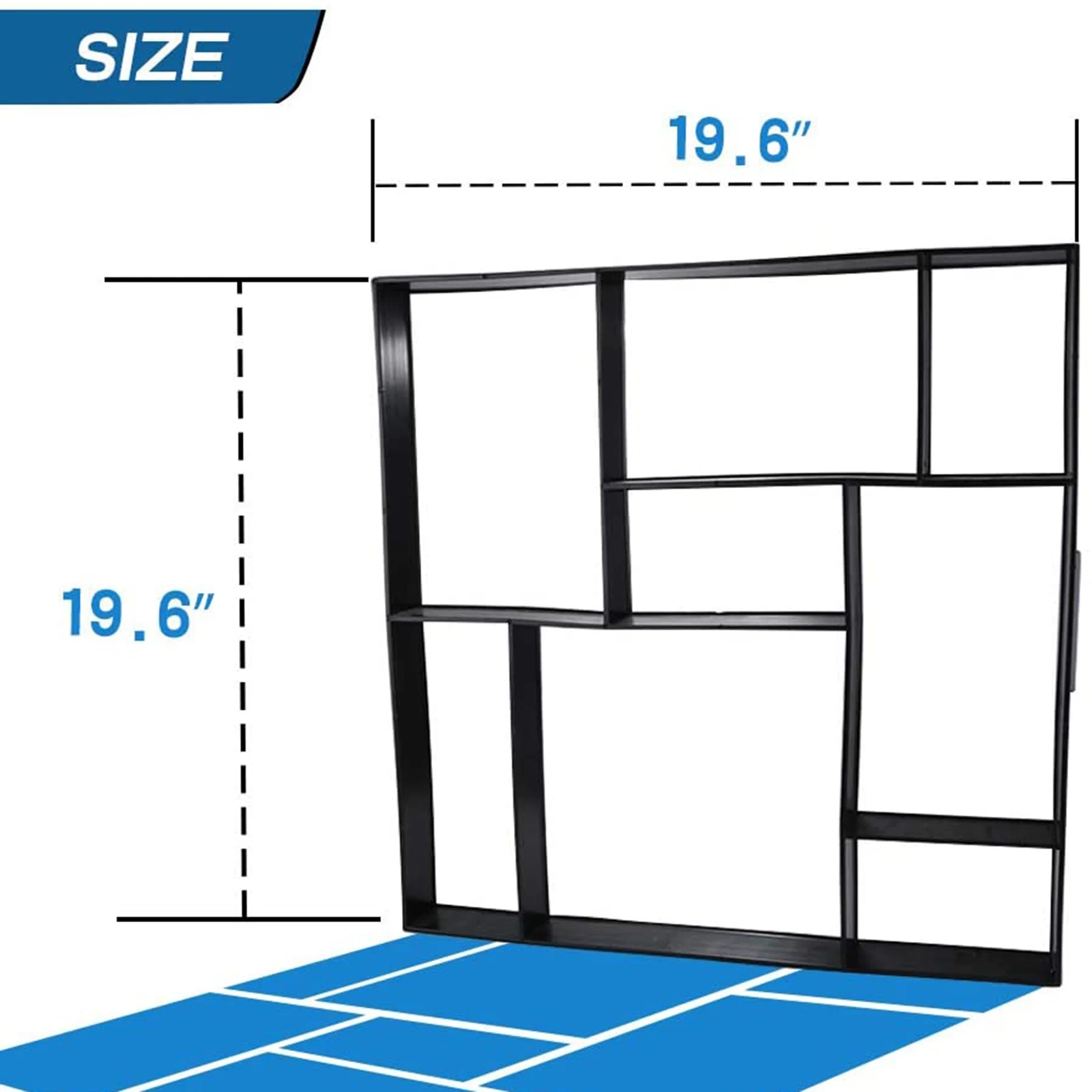 Ручная форма для изготовления квадратных бетонных цементных кирпичей