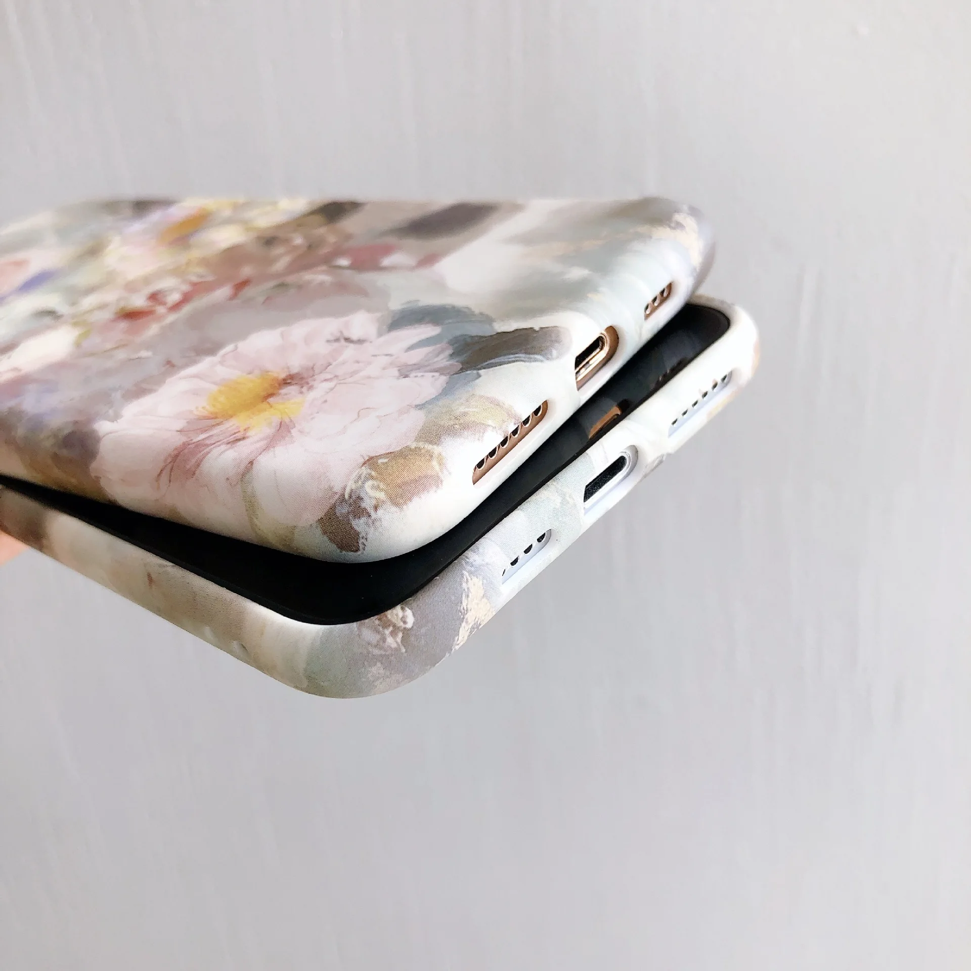 Роскошный художественный Ретро Чехол с абстрактными цветами KoreanPhone для 7 Puls 6 6S 8 X