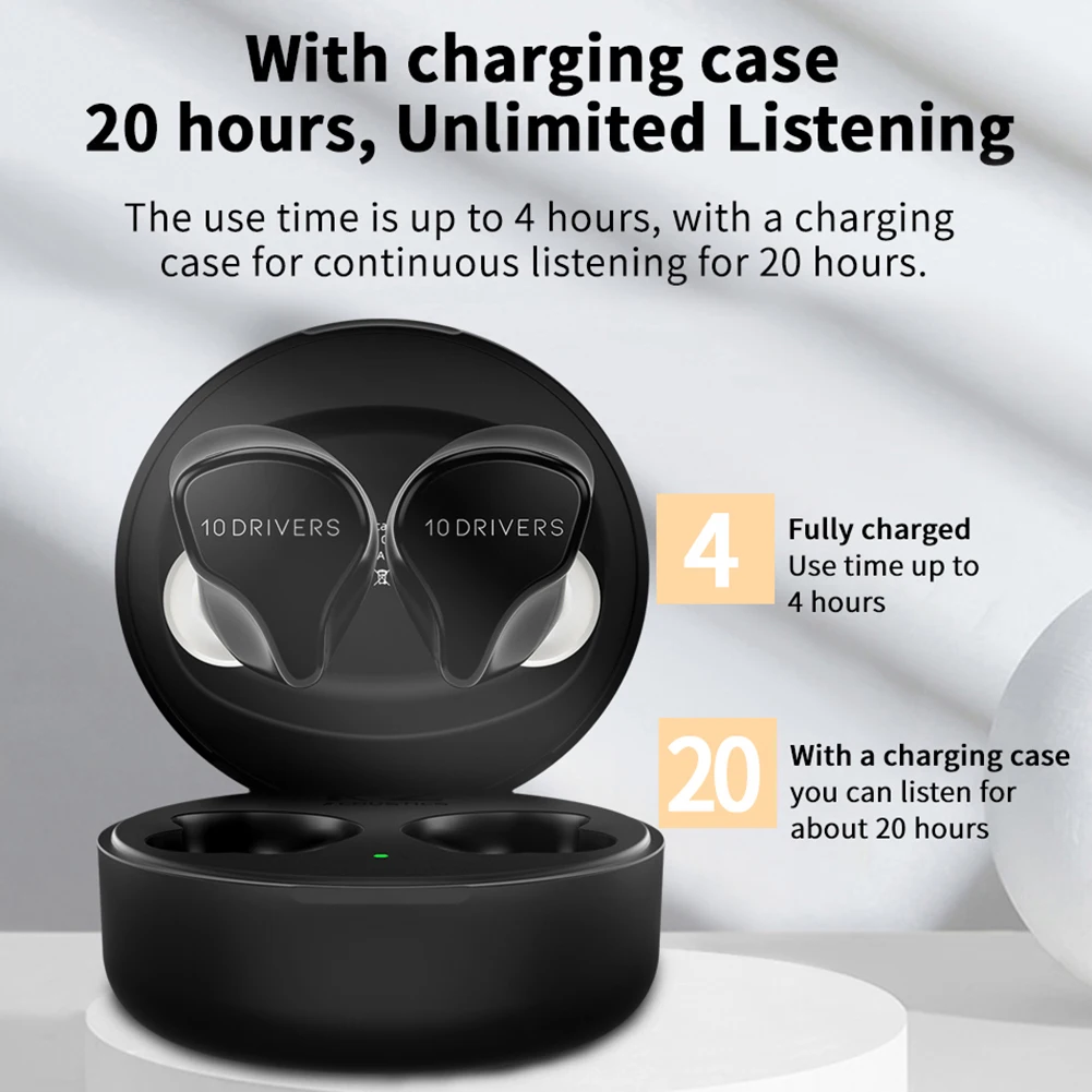 

KZ VX10 TWS Wireless Bluetooth 5.2 Earphones 4BA Units Game Earbuds Touch Control HIFI Stereo Noise Cancelling Sports Headset