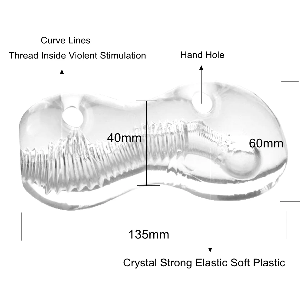 Male Masturbator Cup Penis Delay Trainer Realistic Vagina Pussy Sex Toys for Men Glans Stimulate Massager Adult Products | Красота и