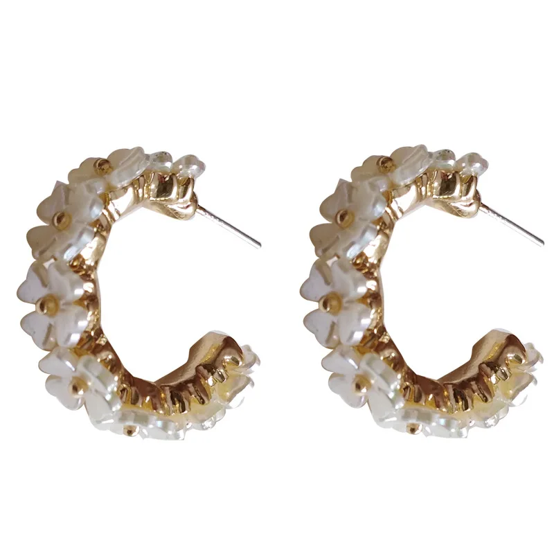 

Ohrringe Modeschmuck Goldene Harz Hoop Ohrringe Frauen Schmuck udent GeschenkParty