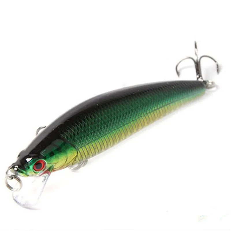 1pcs Fishing Lures 3D Eyes Floating Laser Hard Aritificial Wobblers Plastic Baits Pesca Isca 11cm 12g - Цвет: D