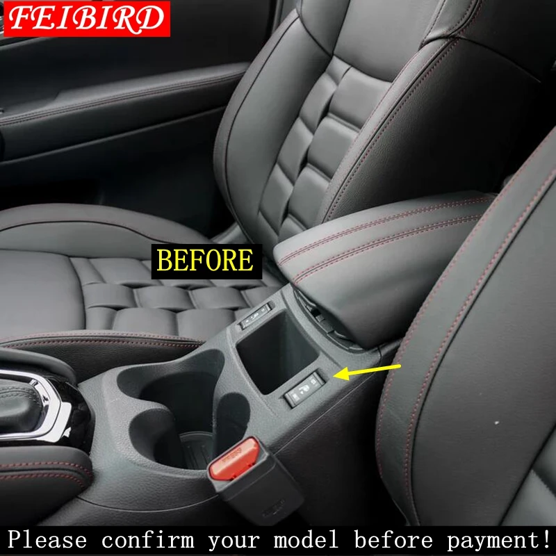 Авто Стайлинг консоль Центральная Передняя подставка для стаканов ABS Подходит для Nissan Qashqai J11- матовая/углеродное волокно