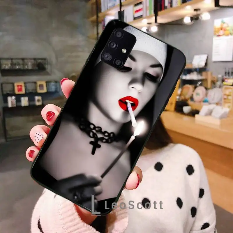 

Sister Nun Phone Case For Samsung galaxy S 7 8 9 10 20 edge A 6 10 20 30 50 51 70 note 10 plus