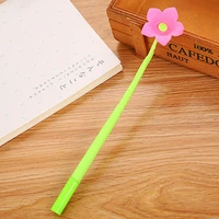 gel pen 10pcs innovative simulated plastic soft flower gel pen cartoon learning stationery cute giveaway gift water pen
