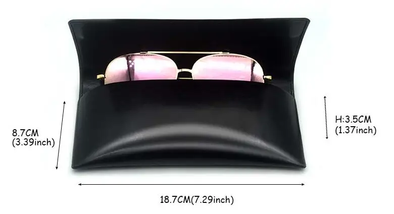Прочные очки солнцезащитные чехол кожаные защита для хранения Винтажная сумочка
