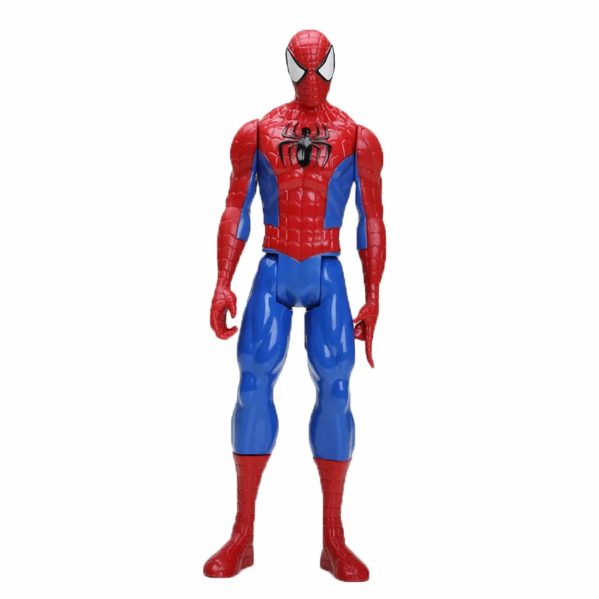 30 см игрушки Marvel Мстители 4 эндигра Человек-паук танос Халк ПВХ Фигурка Железный человек Капитан Америка Черная пантера фигурка-модель - Цвет: red spider opp