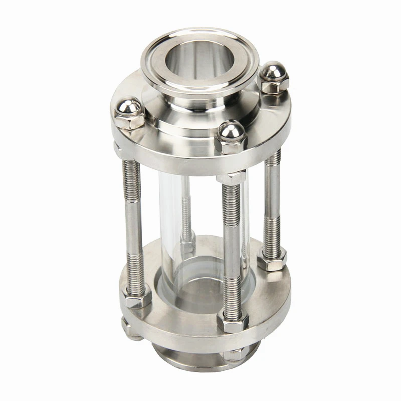 Трехзажимное санитарное стекло с диоптриями 304 дюйма наружный диаметр 119