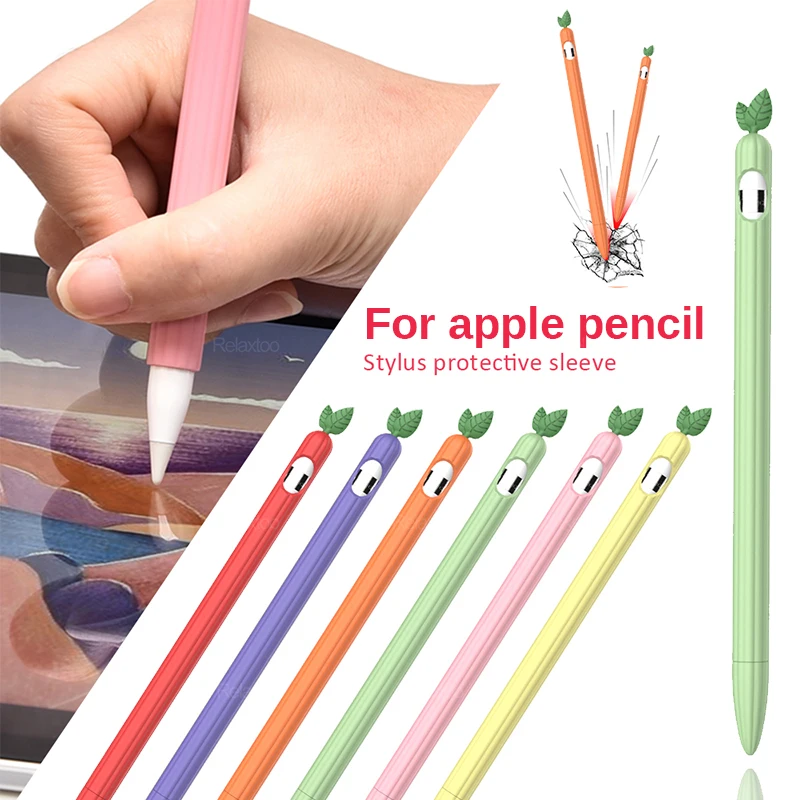Pencil1/2 "Веселые фрукты Силиконовый Футляр чехол на для карандаша от Apple 1 2