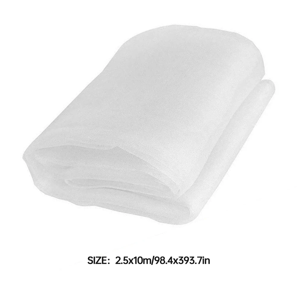 

Greenhouse Protective Net 80mesh Garden Fruit Vegetables Flower Care Cover Bird Insect Pest Control Plant Potection Net 2.5x10M