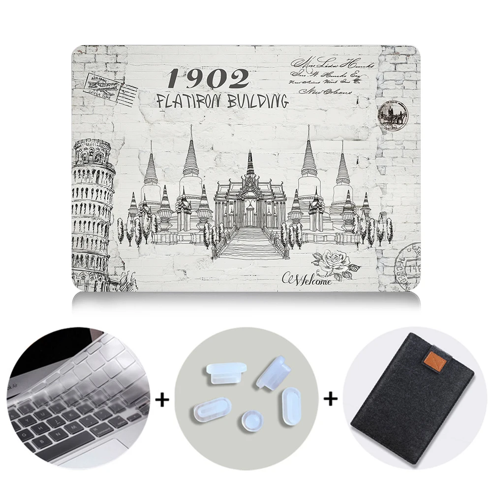 MTT чехол в стиле ретро для Macbook Air 11 13 Pro 13,3 16 15 retina с сенсорной панелью для apple mac book 12 дюймов a1534 чехол для ноутбука - Цвет: MB15