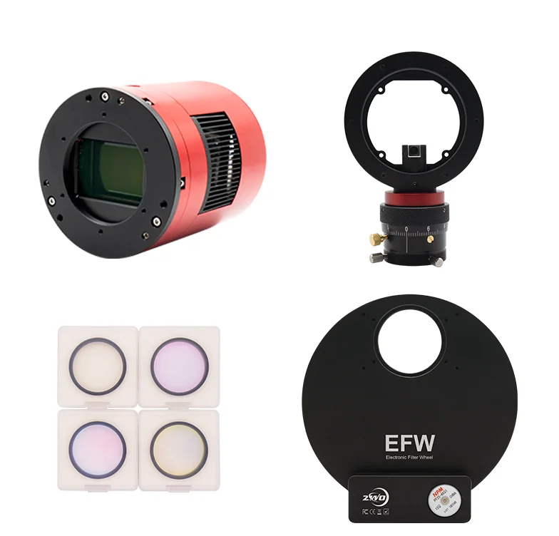 Набор ZWO ASI6200MM Pro ASI 6200 MM ASI6200 (моно) ASI6200MM-P + EFW2 &quotx7 OAG-L 2" LRGB 2 &quotHa SII OIII Set - купить по