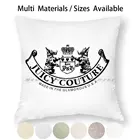 Наволочка-Подушка от Couture Life, наволочка из хлопка и льна, белые цыплята, работа Y2k, эстетика Yk2 Depop, дизайнерская собака