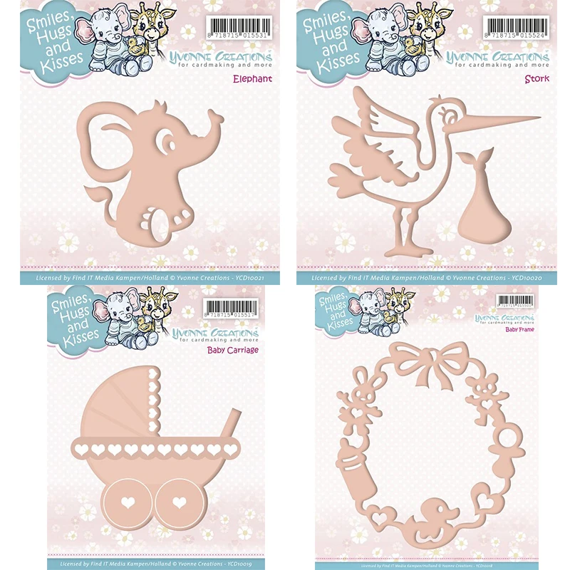 Свинья для рукоделия металлический Трафаретный вырубной штамп кроя поделочная