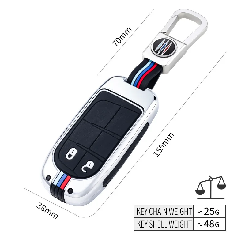 

Car key cover case Fob For Jeep Renegade Compass Grand Cherokee For Chrysler 300C Wrangler Dodge Car Accessaries Keychain