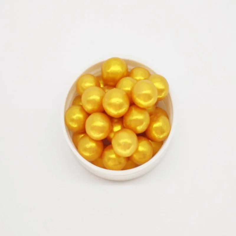 15 г съедобный Золотой Имитация Жемчуга сахар мяч Fondant (сахарная) выпечка торта DIY