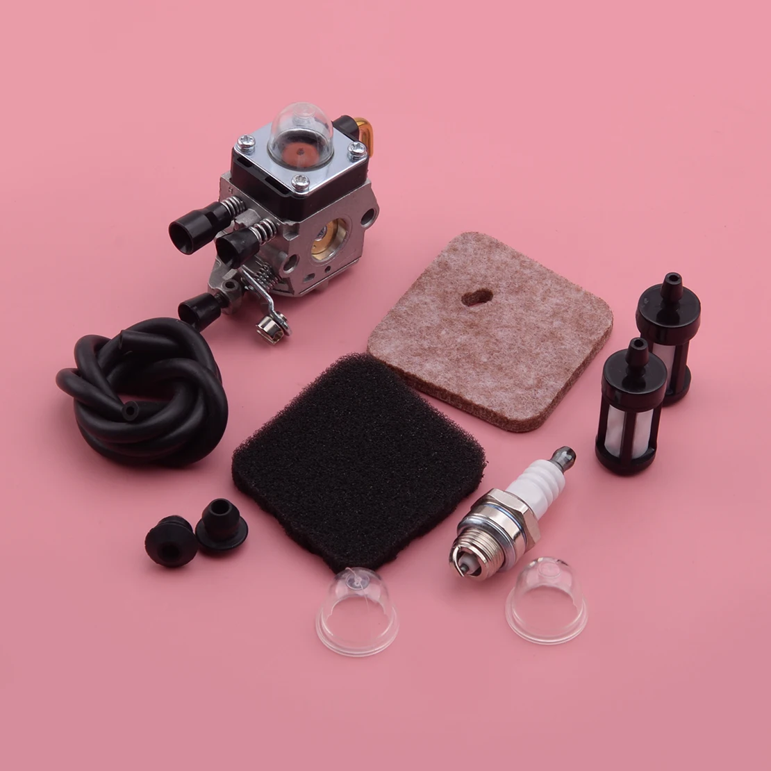Carburetor Carb Air Filter W/ Air Filter Bulb Engine-assembl
