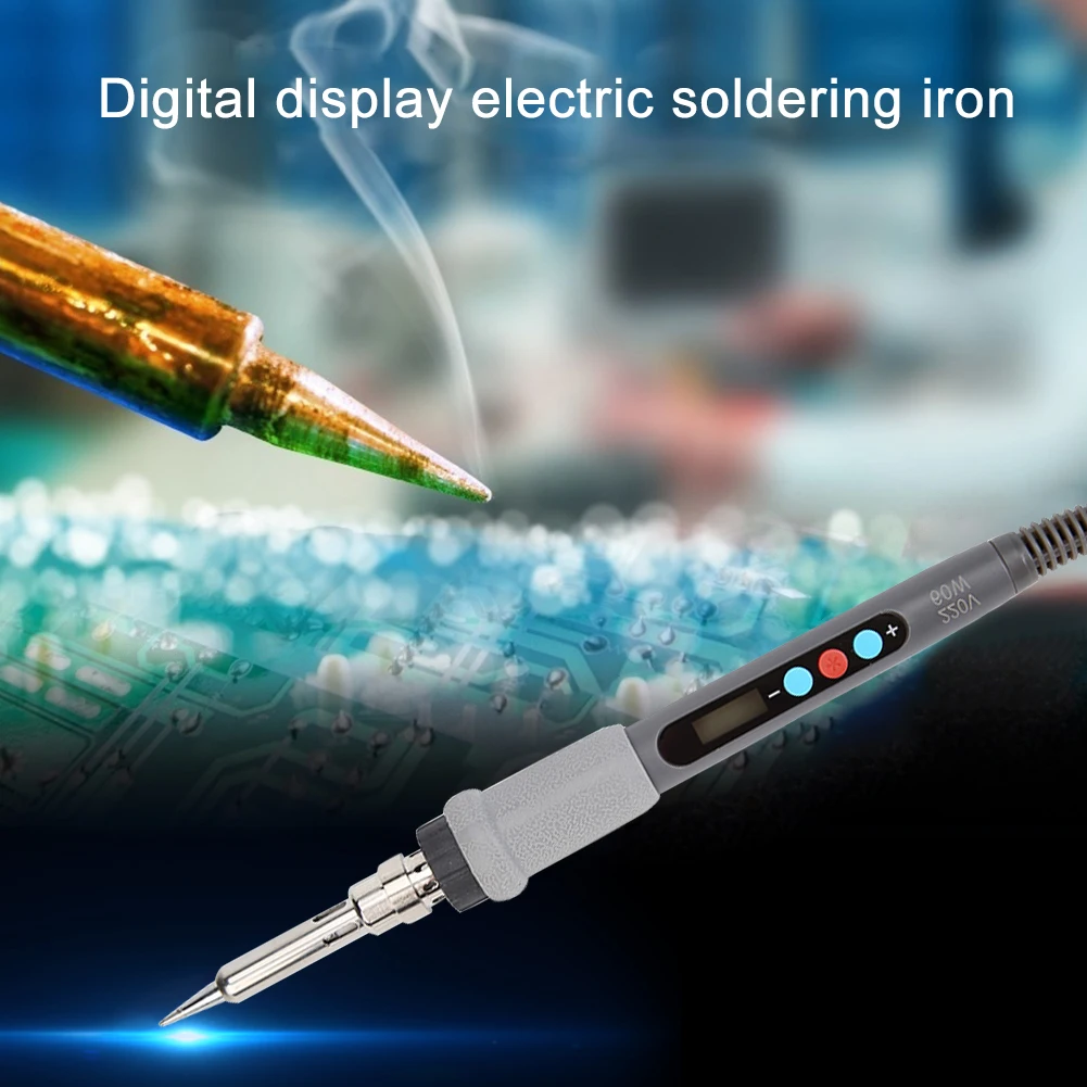 Электрический паяльник с цифровым дисплеем 110 В 60 Вт | Инструменты