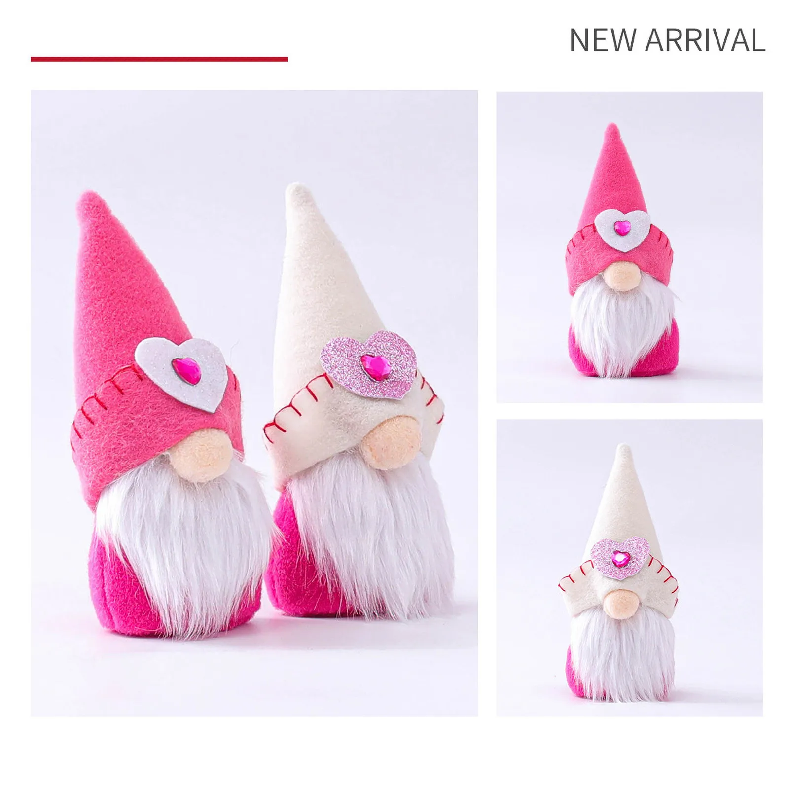 1/2 шт. плюшевая безлицевая кукла Гном на День святого Валентина | Дом и сад